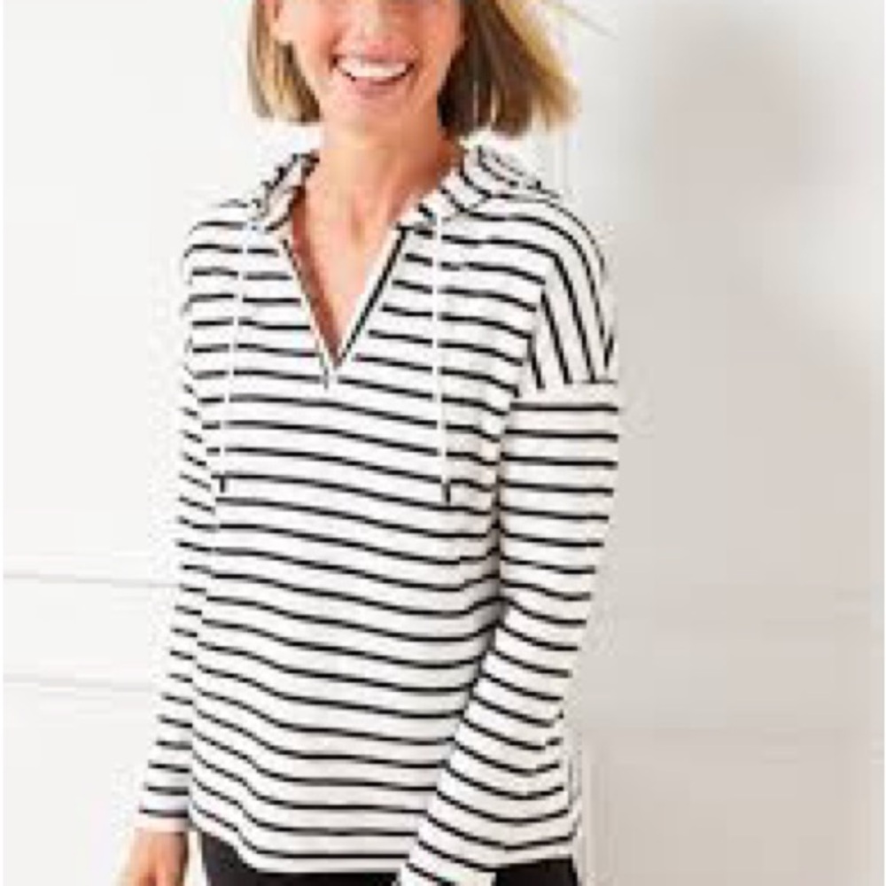 LOFT Striped Women's Hoodie Top
